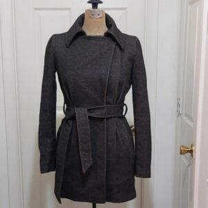 A/X Armani Exchange Charcoal Belted Jacket